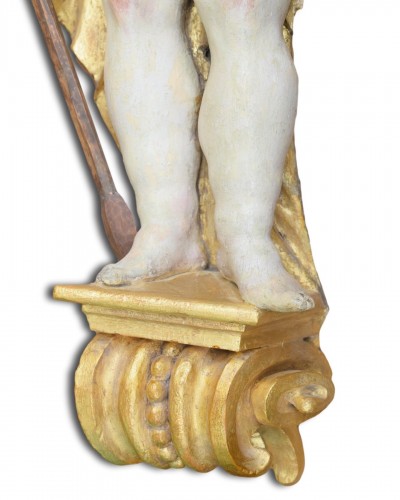 Sculpture Sculpture en Bois - Paire de putti en bois de tilleul, Entourage de Martin Zürn - Allemagne du Sud XVIIe