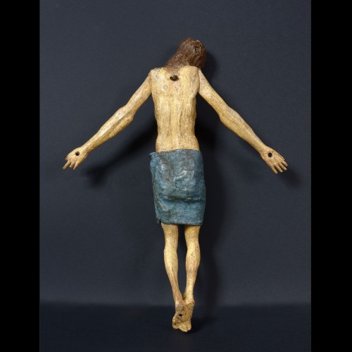 Crucifix (avec bras mobiles) - Florence, fin XVe/début XVIe siècle - Art sacré, objets religieux Style Renaissance