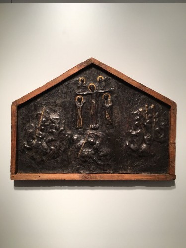 Crucifixion - Atelier vénitien, première moitié du XVIe siècle - Art sacré, objets religieux Style Renaissance