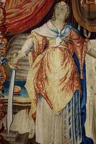 XVIIe siècle - Tapisserie d’Aubusson - Judith et Holopherne, XVIIe siècle