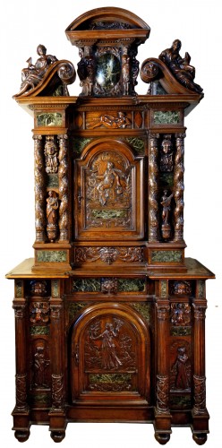 Cabinet Bellifontain attribué à la maison Ribaillier, fournisseur de Napoléon III