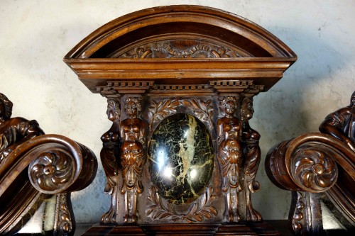 XIXe siècle - Cabinet Bellifontain attribué à la maison Ribaillier, fournisseur de Napoléon III