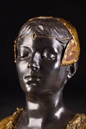 Sculpture Sculpture en Bronze - Grande Dame Patricienne Florentine -  Roland Colombo-Grange (XXe)