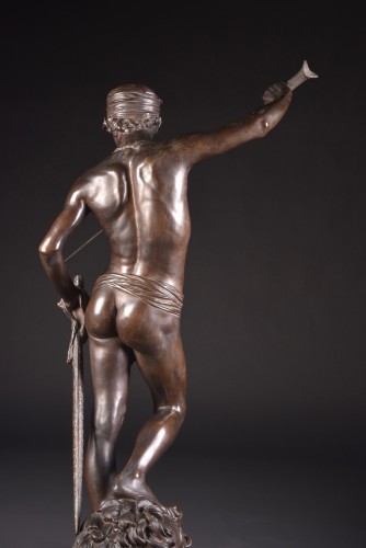 Antiquités - David vainqueur d'Antonin Mercié (1845-1916)