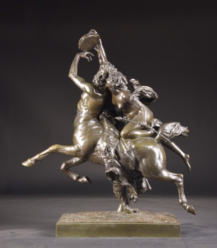 Nessus emportant Deianeira - Arthur Jacques Le Duc (1848-1918) - Sculpture Style 