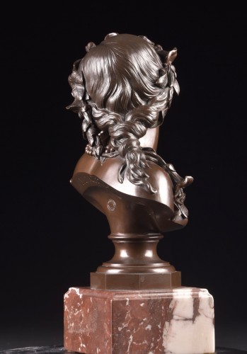 Napoléon III - Jan Jozef Jacquet (1822-1898) - Buste de jeune femme, 1857