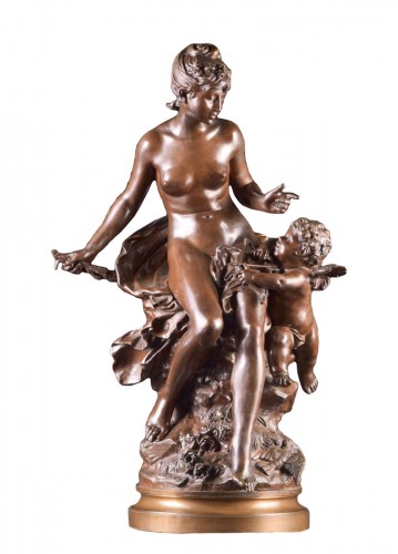 Auguste Moreau (1834-1917) - Vénus désarmant Cupidon