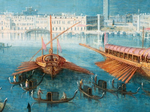 Tableaux et dessins Tableaux XVIIe siècle - Fête de l’Ascension à Venise - Louis de Caullery (1582-1621)