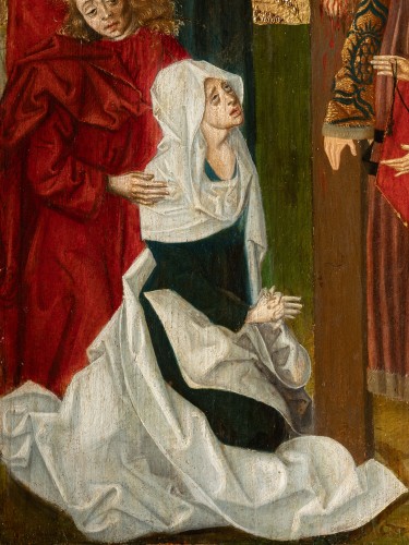 Crucifixion, Allemagne du Sud vers 1470-1480 - Galerie Nicolas Lenté
