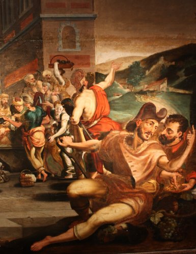 Tableaux et dessins Tableaux XVIe siècle - Parabole des ouvriers de la vigne, entourage de Frans Floris, XVIe