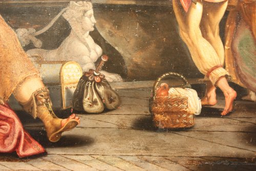 Parabole des ouvriers de la vigne, entourage de Frans Floris, XVIe - Galerie Nicolas Lenté