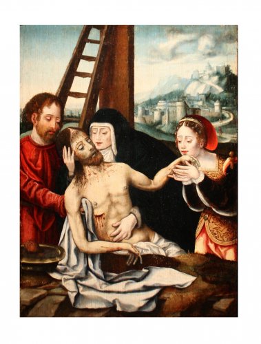 Déploration du Christ, entourage de Joos Van Cleve vers 1530