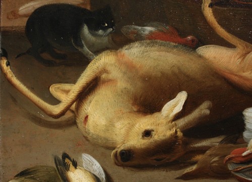 Jan Van Kessel II (1654-1708) - Nature morte au gibier - Tableaux et dessins Style 