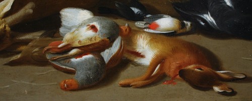 Jan Van Kessel II (1654-1708) - Nature morte au gibier - Galerie Nicolas Lenté