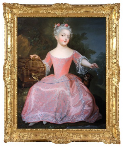 Portrait présumé de Marie-Anne-Victoire de Bourbon, atelier de Pierre Gobert