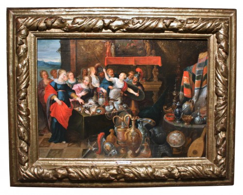 Les filles de Lycomède, atelier de Frans Francken le Jeune (1581-1642) - Tableaux et dessins Style 