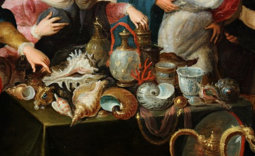 Tableaux et dessins Tableaux XVIIe siècle - Les filles de Lycomède, atelier de Frans Francken le Jeune (1581-1642)