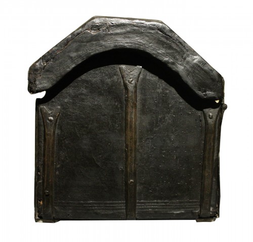 Coffret d'époque gothique en cuir, XVe siècle - Moyen Âge