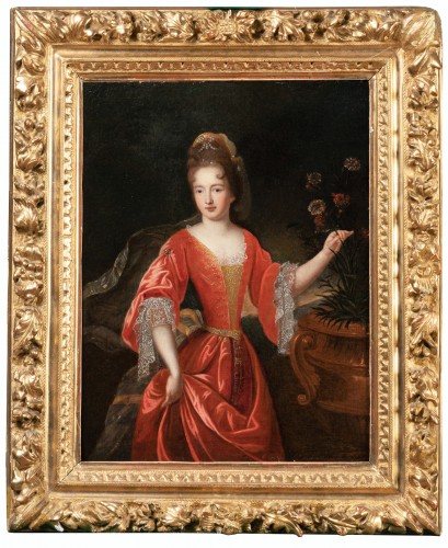 Portrait de Françoise-Marie de Bourbon, atelier de Pierre Gobert, fin du XVIIe siècle