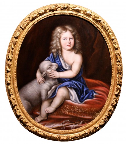 Portrait de Duc d’Anjou enfant - Atelier de Pierre Mignard (1612-1695)