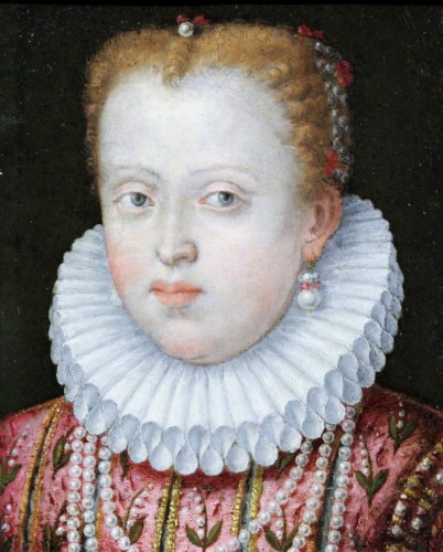 Portrait de Marguerite de Gonzague, attribué a Lavinia Fontana, vers 1578 - Tableaux et dessins Style Renaissance