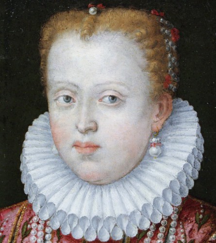 XVIe siècle et avant - Portrait de Marguerite de Gonzague, attribué a Lavinia Fontana, vers 1578