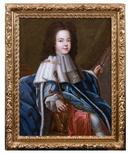 Portrait de Louis XV enfant, atelier de Pierre Gobert vers 1716