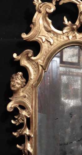 Miroir doré, Toscane fin 17e siècle - Numero 7 Antiquariato