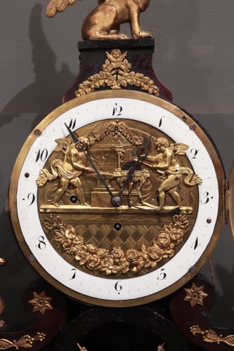Pendule de table, Vienne début du 19e siècle - Horlogerie Style Empire