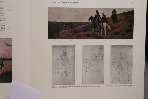 XIXe siècle - Giovanni Fattori (1825-1908) - Étude pour Soldat à cheval