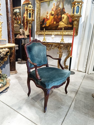 Sièges Fauteuil & Bergère - Paire de fauteuils Louis XV