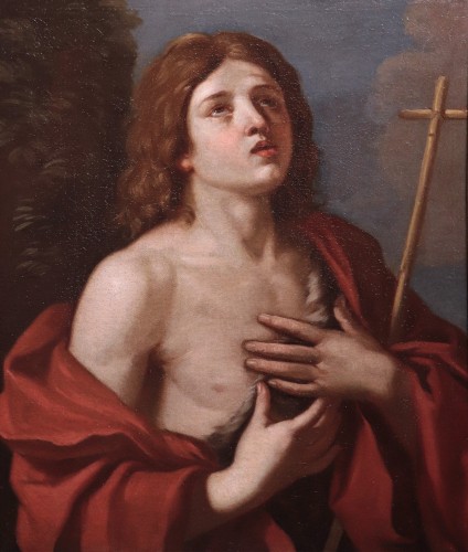 Saint Jean-baptiste - Cesare Gennari (1637-1688) - Tableaux et dessins Style Louis XIV