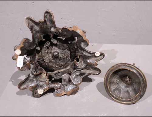 Encrier en bronze, Padoue XVIe siècle - Objet de décoration Style Renaissance