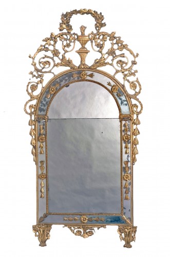 Grand miroir doré Louis XVI, Turin