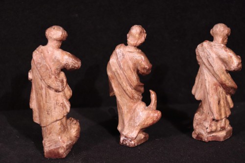Antiquités - Evangelistes en bois dor, Italie XVIe siècle