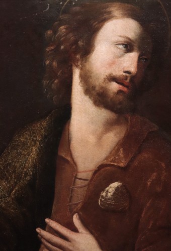 Portrait de l'apôtre saint Jacques - Francesco Leoncini (Toscane '600) - Tableaux et dessins Style Renaissance