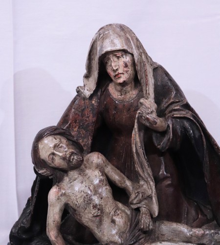 Sculpture Sculpture en Bois - Pietà, Allemagne, fin des années 1400