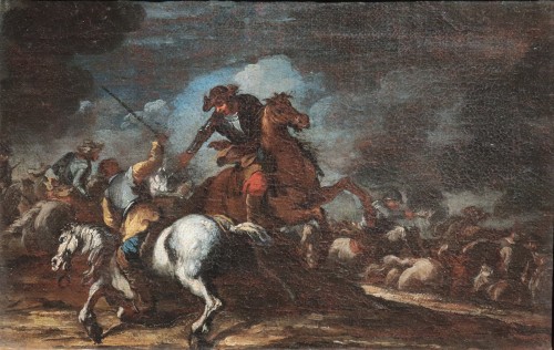 Tableaux et dessins Tableaux XVIIIe siècle - Giuseppe Zais (1709-1774) - Scène de bataille