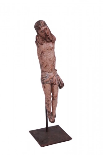 Christ en bois polychrome, Italie , XVe siècle