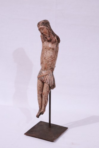 Christ en bois polychrome, Italie , XVe siècle - Numero 7 Antiquariato