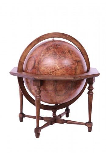 Globe terrestre, Italie 1845
