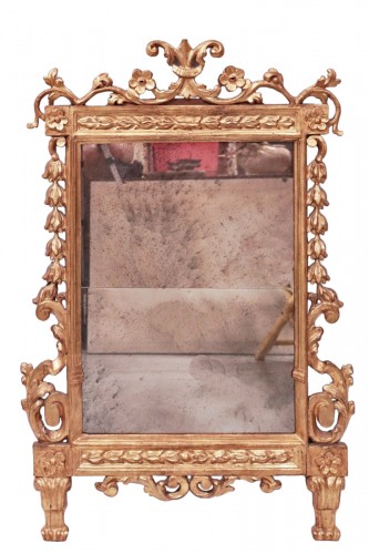 Miroir en bois doré, Toscane, XVIIIe siècle