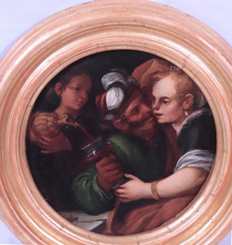 XVIIe siècle - Paire de tableaux - Pietro Della Vecchia (1603 - 1678)