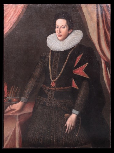 Portrait de Ferdinando II de Médicis, Toscane 17e siècle - Numero 7 Antiquariato
