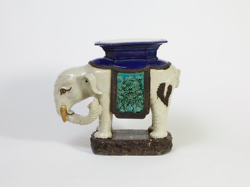 Paire d'éléphants Tabourets - Objet de décoration Style 