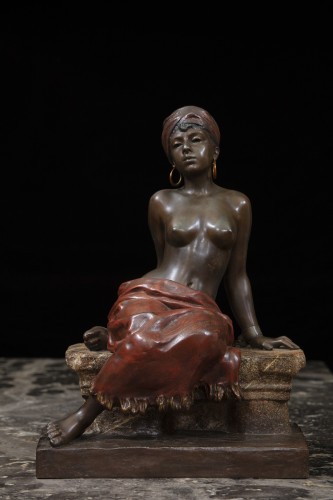 Bronze orientaliste  - Emmanuel VILLANIS (1858 - 1914) - Art nouveau