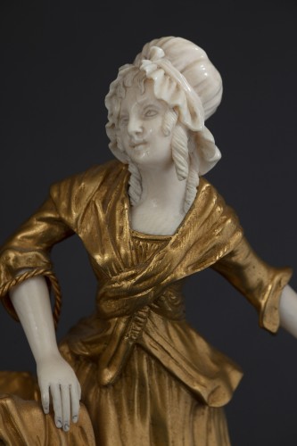 Sculpture Sculpture en Bronze - Chryséléphantine - Charles Monginot (1825-1900)