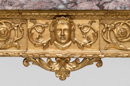 XVIIIe siècle - Paire de consoles toscanes du XVIIIe siècle