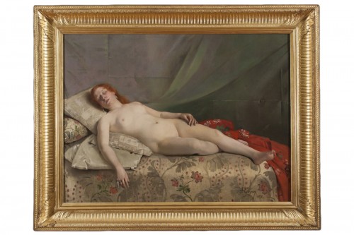 Jeune femme nue. - Jeanne Bordes-Guyon (?-1903)