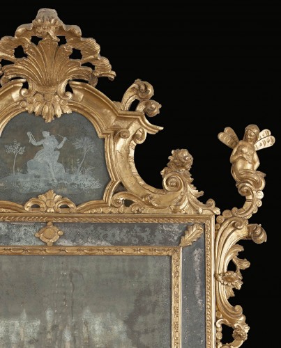 Miroir venitien du milieu du XVIII siecle - Phidias Antiques